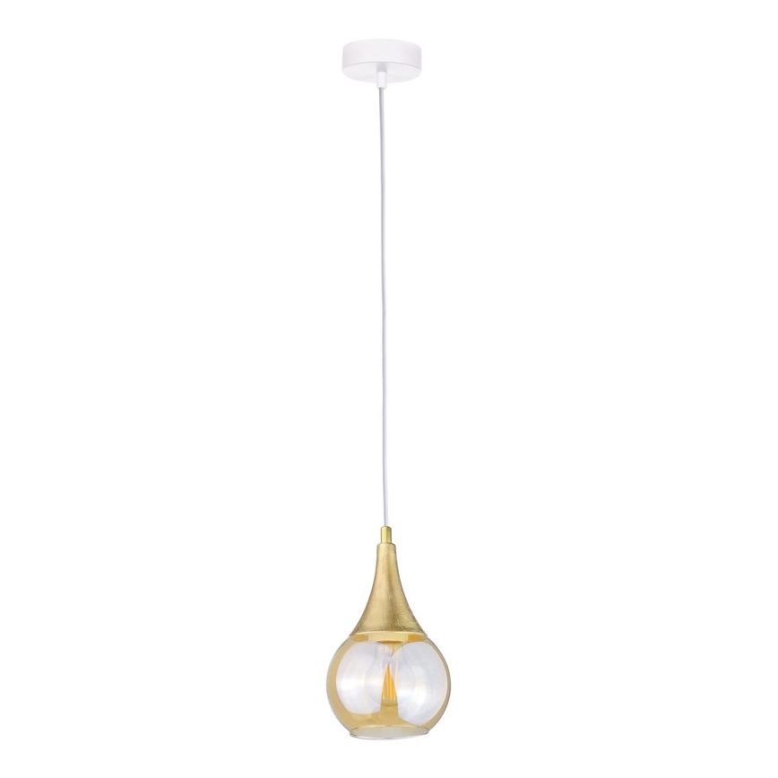 Chandelier on a string LACRIMA WHITE 1xE27/60W/230V