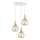 Chandelier on a string LACRIMA WHITE 3xE27/60W/230V d. 30 cm