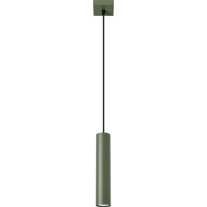 Chandelier on a string LAGOS 1xGU10/10W/230V green