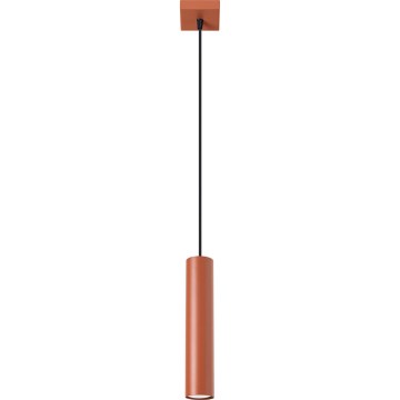 Chandelier on a string LAGOS 1xGU10/10W/230V red