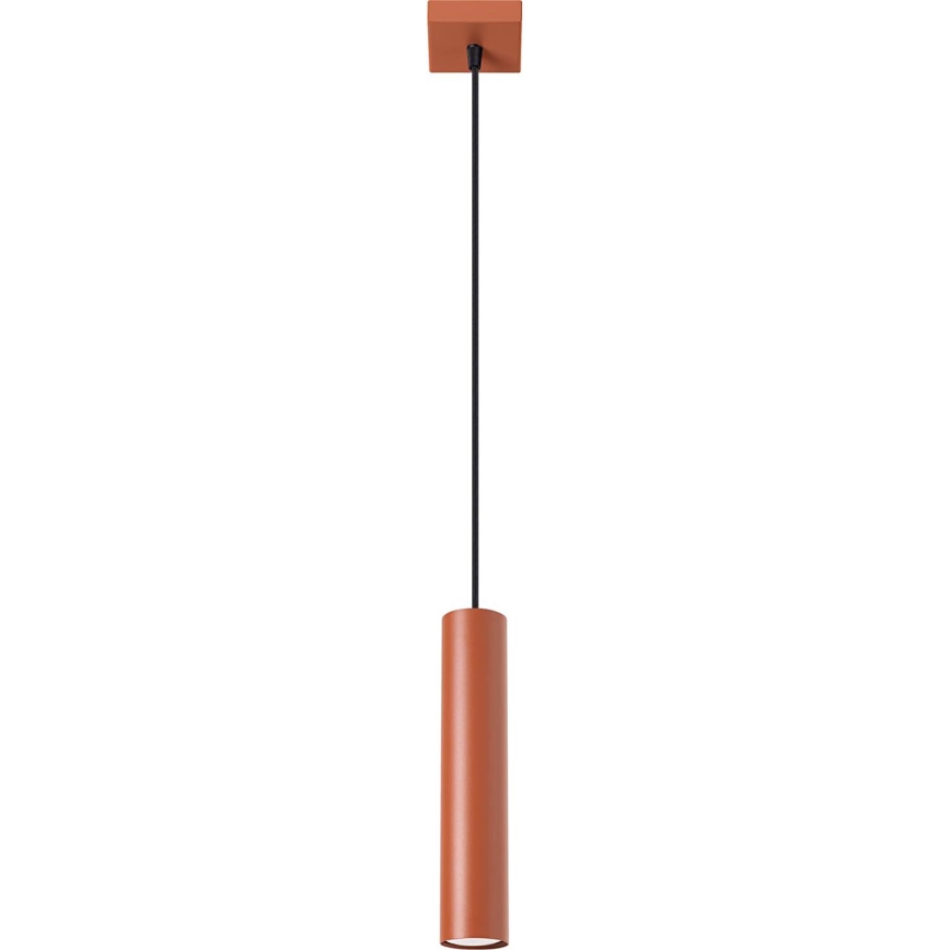 Chandelier on a string LAGOS 1xGU10/10W/230V red