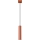 Chandelier on a string LAGOS 1xGU10/10W/230V red