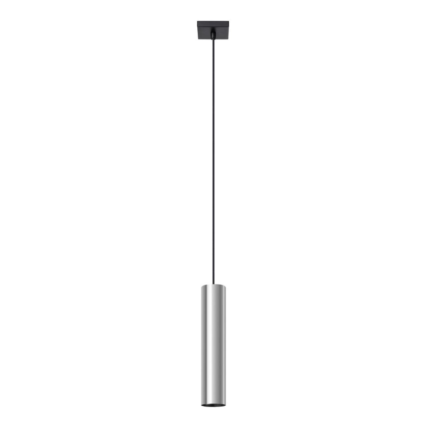 Chandelier on a string LAGOS 1xGU10/10W/230V shiny chrome