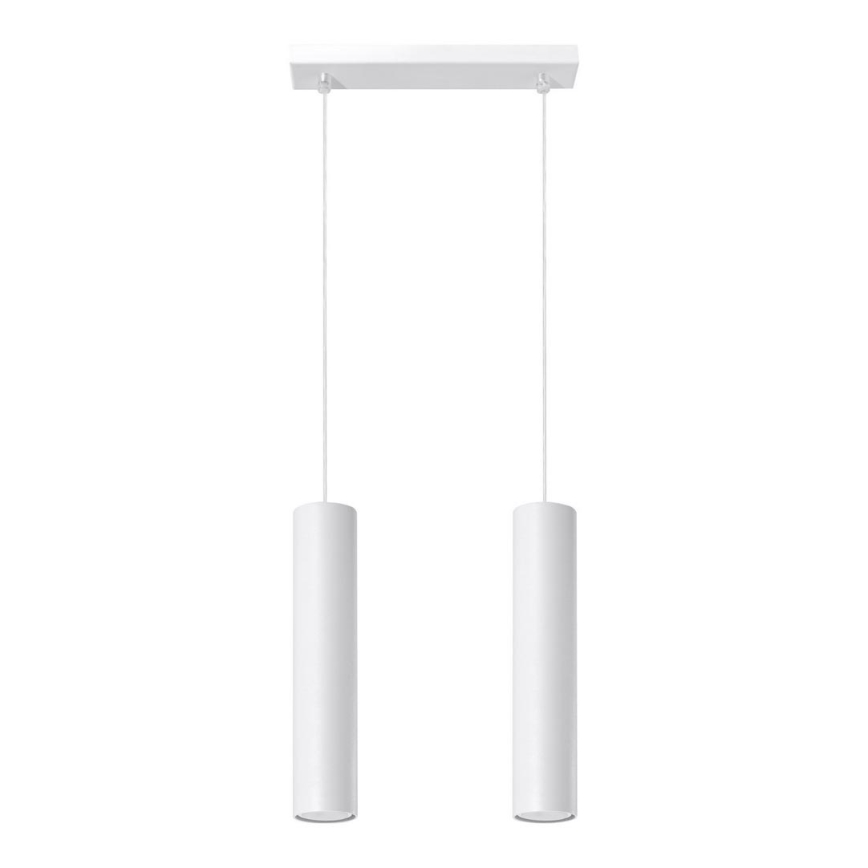Chandelier on a string LAGOS 2 2xGU10/10W/230V white