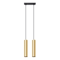 Chandelier on a string LAGOS 2xGU10/10W/230V gold