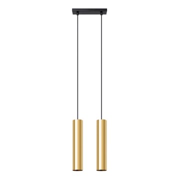 Chandelier on a string LAGOS 2xGU10/10W/230V gold