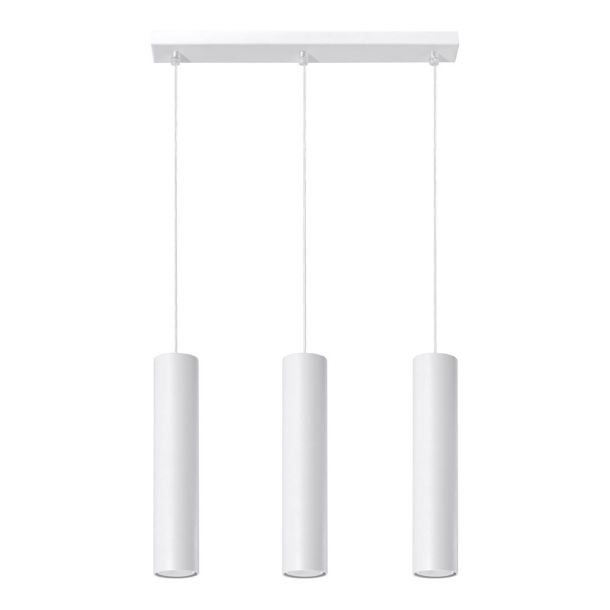 Chandelier on a string LAGOS 3 3xGU10/10W/230V white