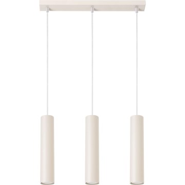 Chandelier on a string LAGOS 3xGU10/10W/230V creamy