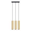 Chandelier on a string LAGOS 3xGU10/10W/230V gold