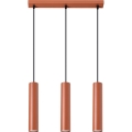 Chandelier on a string LAGOS 3xGU10/10W/230V red