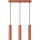 Chandelier on a string LAGOS 3xGU10/10W/230V red