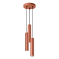 Chandelier on a string LAGOS 3xGU10/10W/230V red