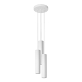 Chandelier on a string LAGOS 3xGU10/10W/230V white