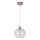 Chandelier on a string LAGUNA 1xE27/60W/230V oak