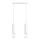 Chandelier on a string LAMI 2xGU10/10W/230V white