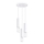 Chandelier on a string LAMI 3xGU10/10W/230V white