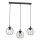 Chandelier on a string LAPS 3xE27/15W/230W black