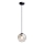 Chandelier on a string LATIL 1xE27/60W/230V black