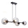 Chandelier on a string LATIL 4xE27/60W/230V black