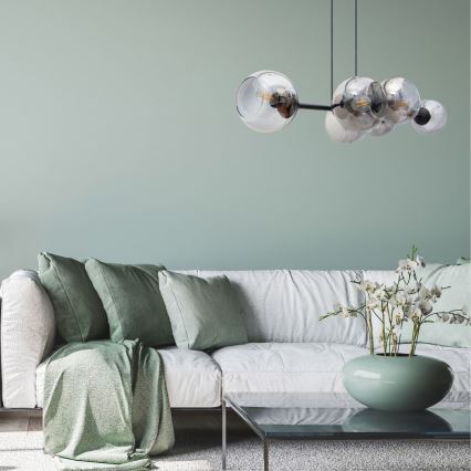 Chandelier on a string LATIL 6xE27/60W/230V