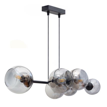 Chandelier on a string LATIL 6xE27/60W/230V