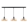 Chandelier on a string LATTE 3xE27/60W/230V beige/black