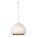 Chandelier on a string LAVA 1xE27/15W/230V creamy/gold