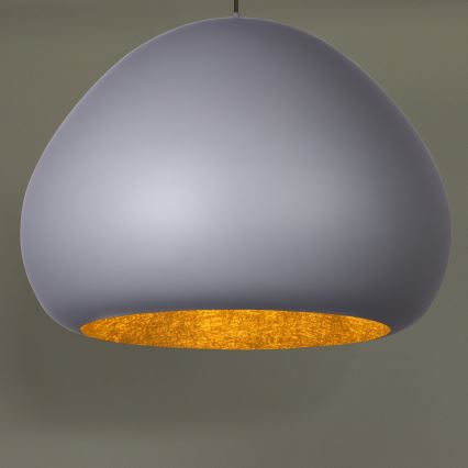 Chandelier on a string LAVA 1xE27/15W/230V grey/gold