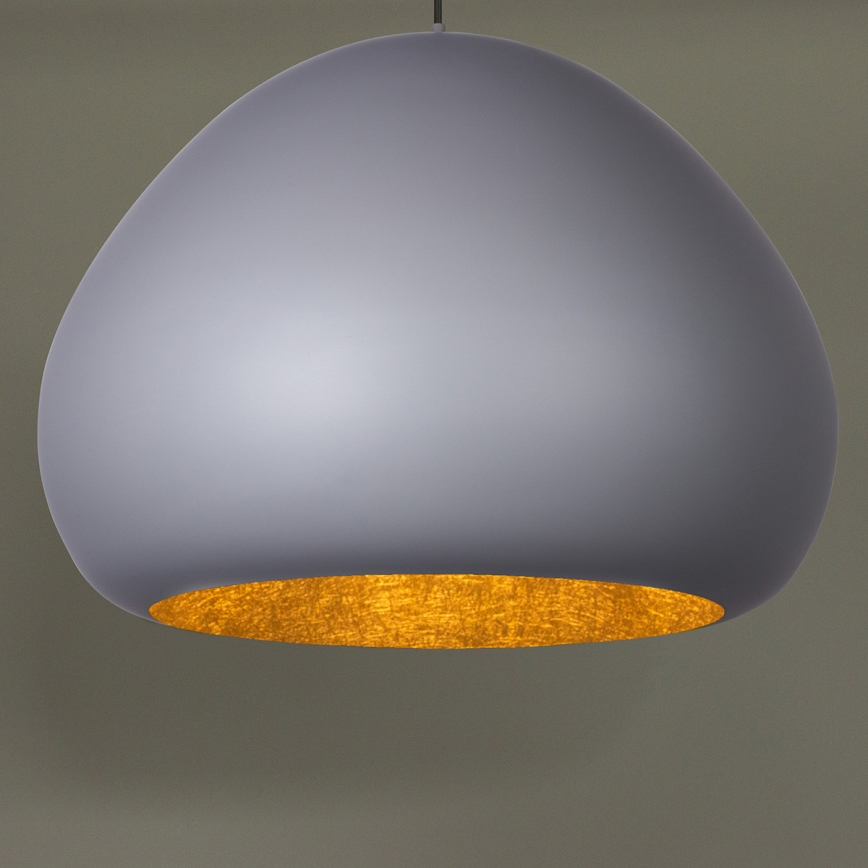 Chandelier on a string LAVA 1xE27/15W/230V grey/gold