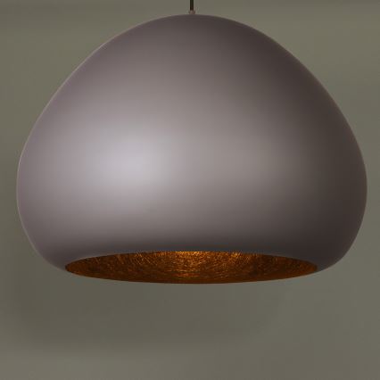 Chandelier on a string LAVA 1xE27/15W/230V taupe/black