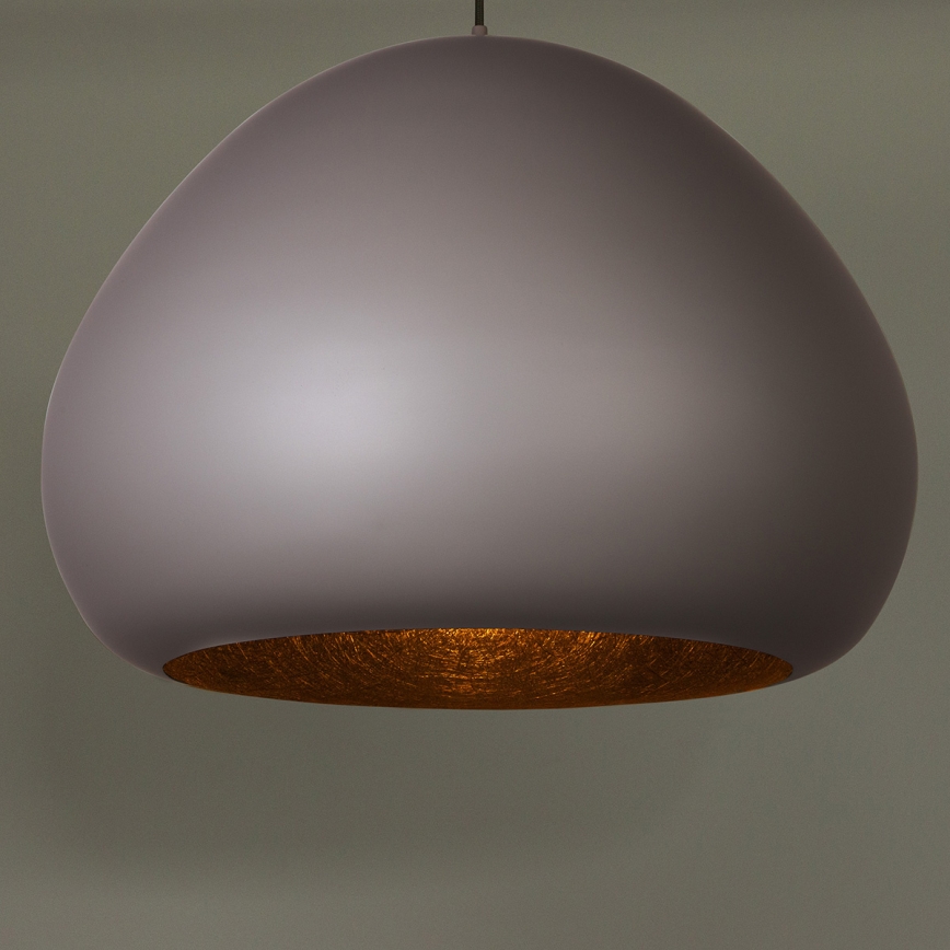 Chandelier on a string LAVA 1xE27/15W/230V taupe/black