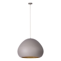 Chandelier on a string LAVA 1xE27/15W/230V taupe/gold