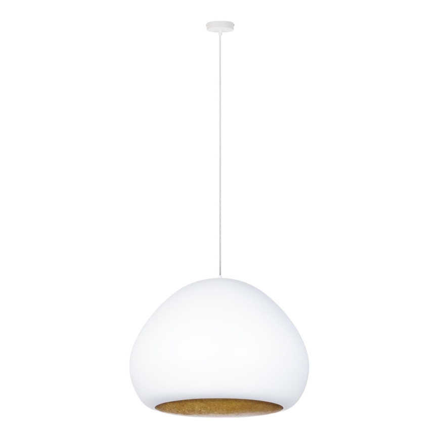 Chandelier on a string LAVA 1xE27/15W/230V white/gold
