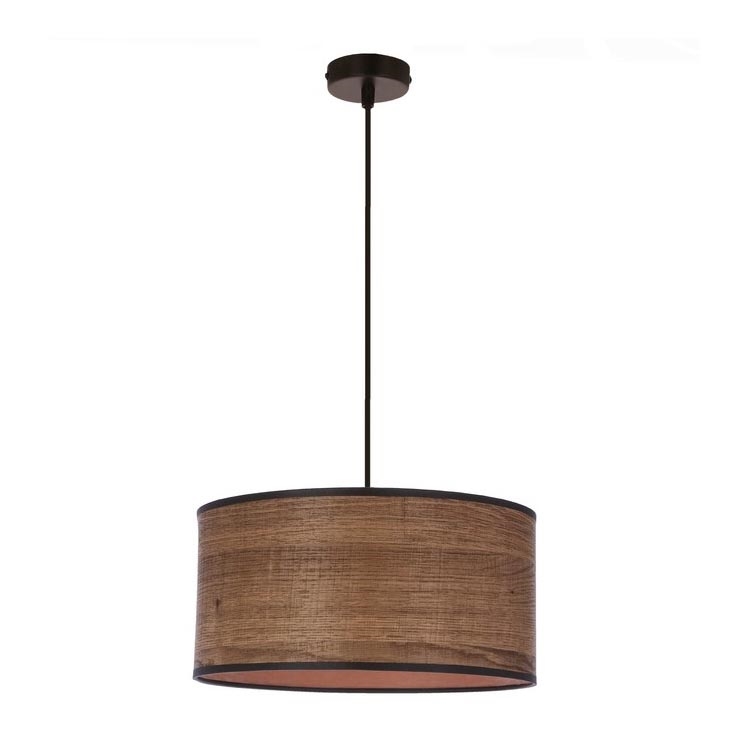 Chandelier on a string LEGNO 1xE27/40W/230V d. 30 cm brown
