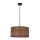 Chandelier on a string LEGNO 1xE27/40W/230V d. 30 cm brown