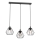 Chandelier on a string LETI 3xE27/15W/230W black
