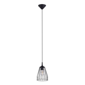 Chandelier on a string LEYO 1xE27/15W/230V black