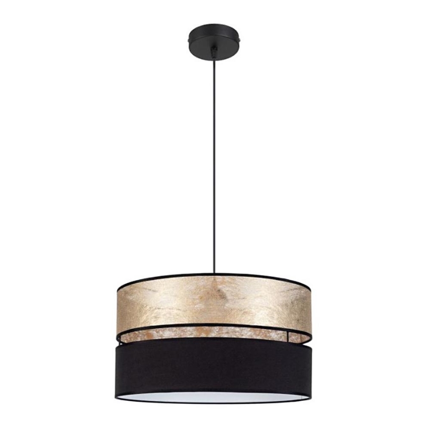 Chandelier on a string LIMA 1xE27/60W/230V gold/black