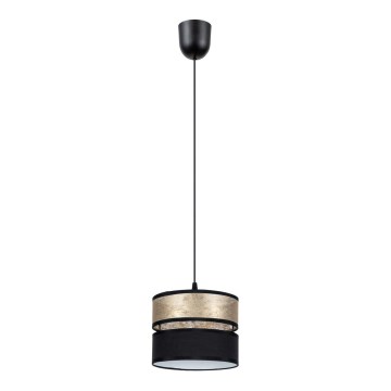 Chandelier on a string LIMA 1xE27/60W/230V golden/black