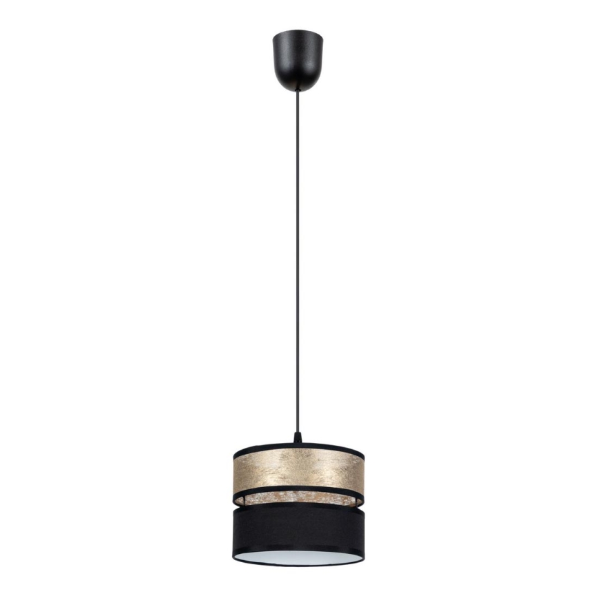 Chandelier on a string LIMA 1xE27/60W/230V golden/black