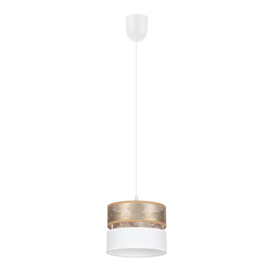 Chandelier on a string LIMA 1xE27/60W/230V golden/white