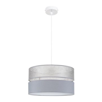 Chandelier on a string LIMA 1xE27/60W/230V grey
