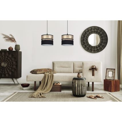 Chandelier on a string LIMA 2xE27/60W/230V golden/black