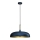 Chandelier on a string LINCOLN 1xE27/60W/230V d. 45 cm blue
