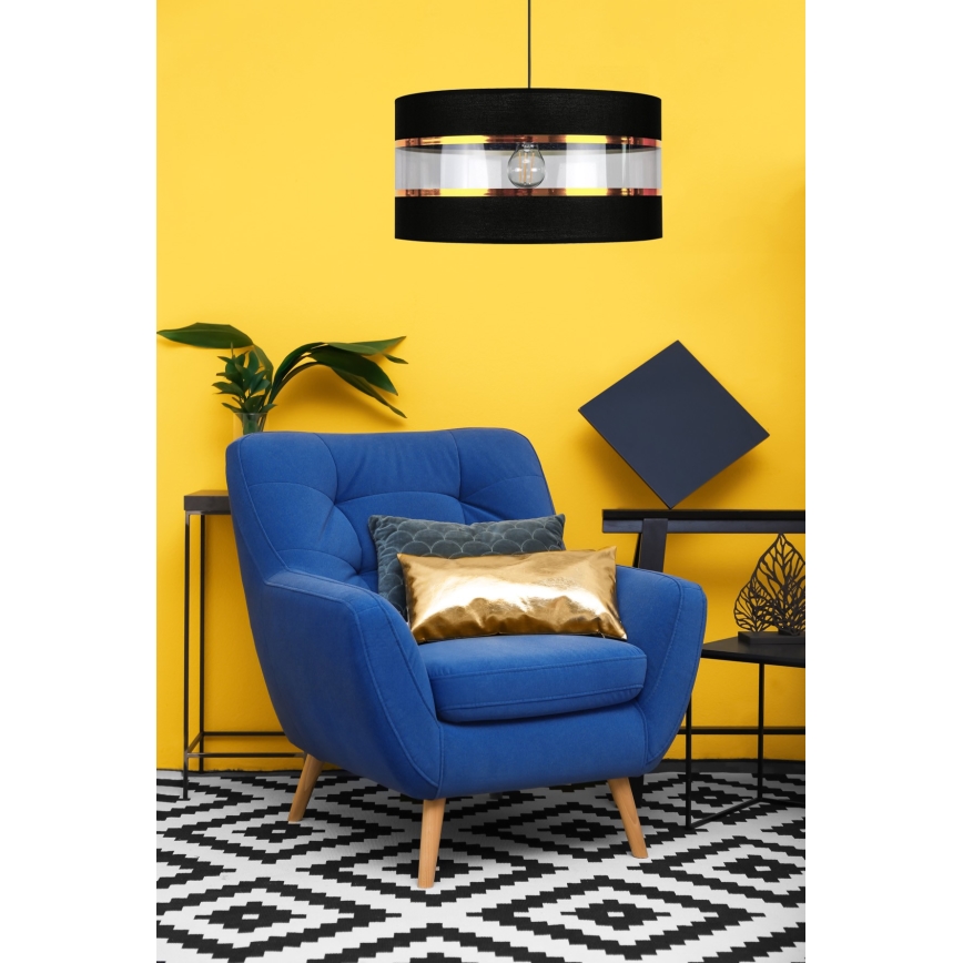 Chandelier on a string LIND 1xE27/60W/230V black