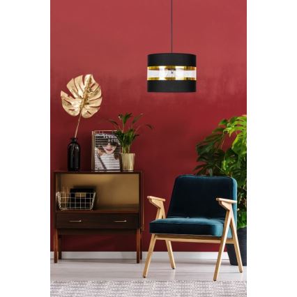 Chandelier on a string LIND 1xE27/60W/230V black