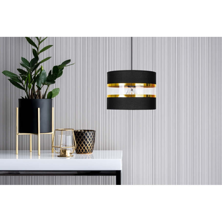 Chandelier on a string LIND 1xE27/60W/230V black