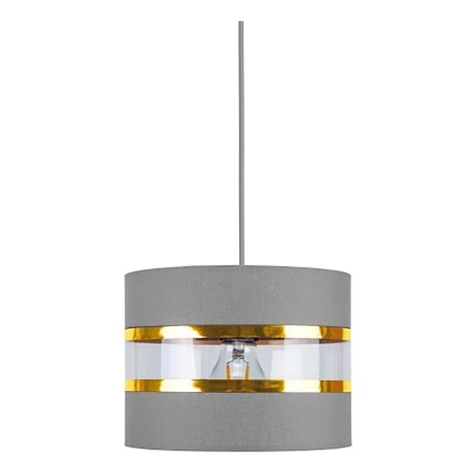 Chandelier on a string LIND 1xE27/60W/230V grey