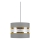Chandelier on a string LIND 1xE27/60W/230V grey
