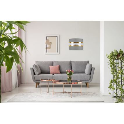 Chandelier on a string LIND 1xE27/60W/230V grey